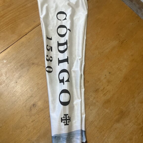 Goldsheep Codigo Leggings White Desert Scne&amp; Cross 28” Inseam Size XXS - Picture 3 of 5